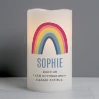 Personalised Rainbow LED Candle Extra Image 1 Preview